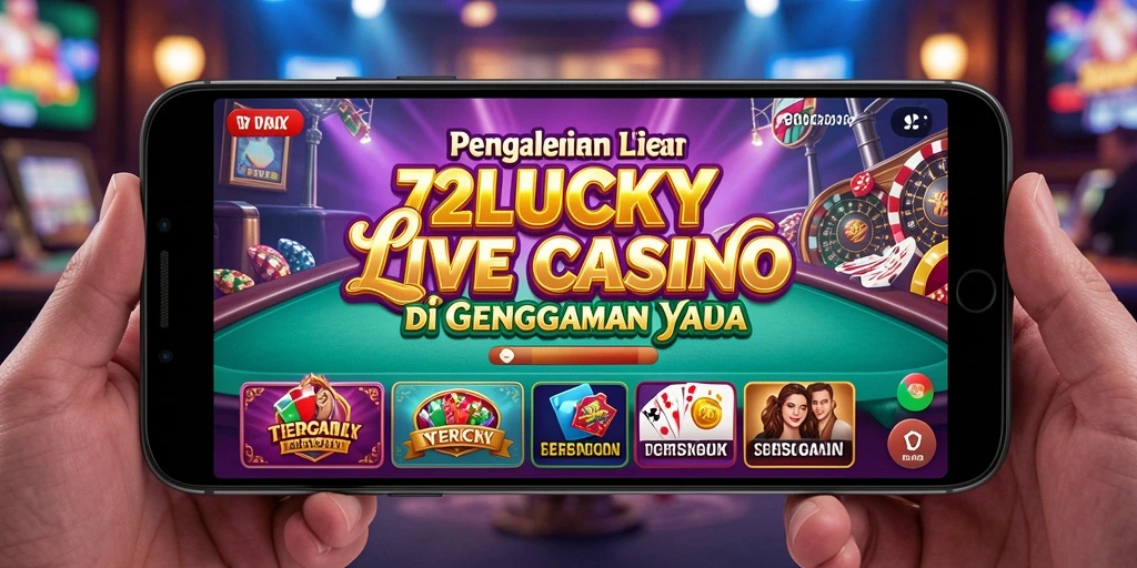 Gameplay Live Casino yang penuh aksi di 72LUCKY.
