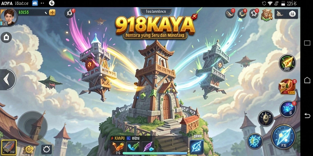 Gameplay seru Tower Defense di 918KAYA dengan strategi menawan.