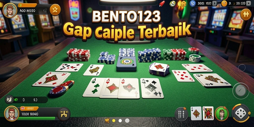 Gameplay BENTO123 yang seru dan interaktif dalam permainan Gaple.