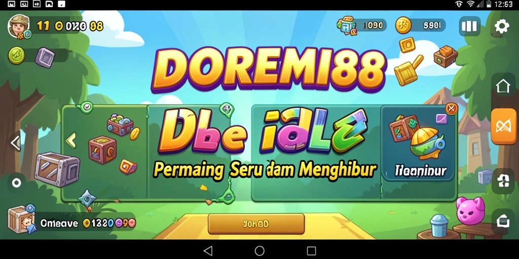 Tangkapan layar gameplay DOREMI88 dengan sistem Idle yang menarik.