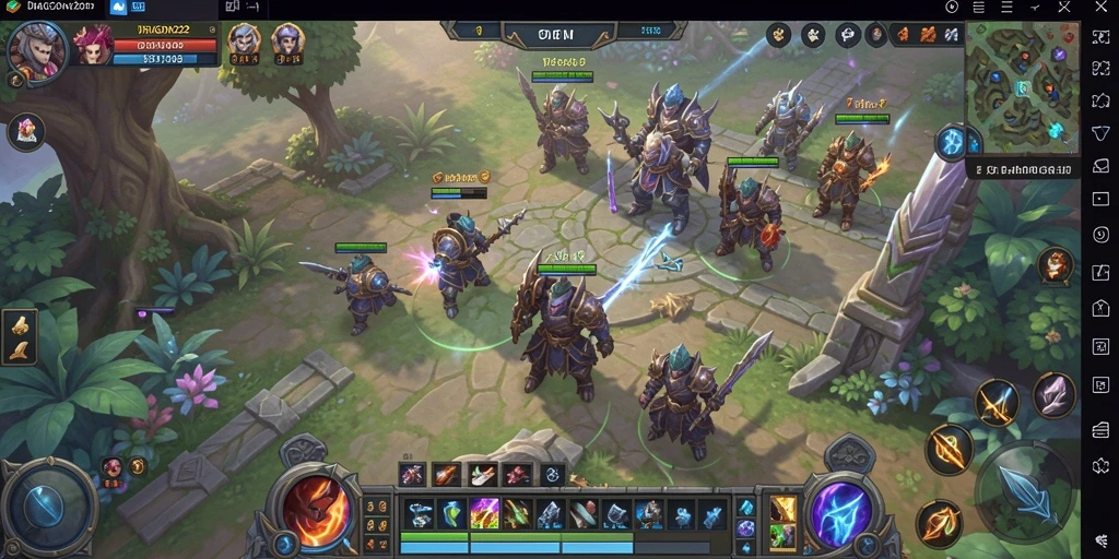 Tangkapan layar dari gameplay menegangkan di DRAGON222.