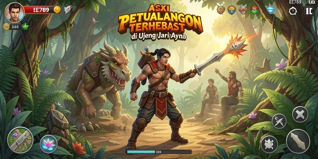 Tampilan gameplay seru dan penuh aksi di EE789.