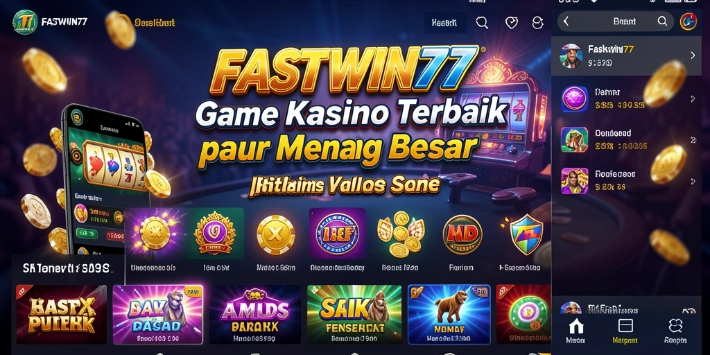 Screenshot utama yang menunjukkan grafik menawan dari gameplay Kasino.