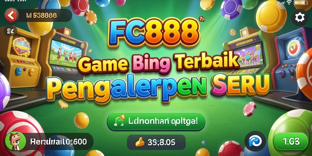 Tampilan gameplay Bingo yang seru dan menarik di FC888.