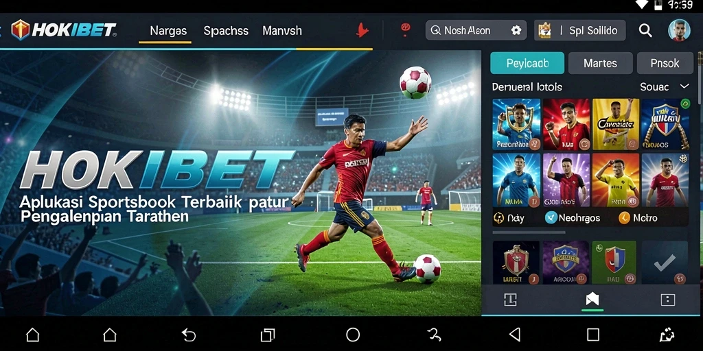 Tampilan menarik dari gameplay HOKIBET dalam taruhan olahraga.
