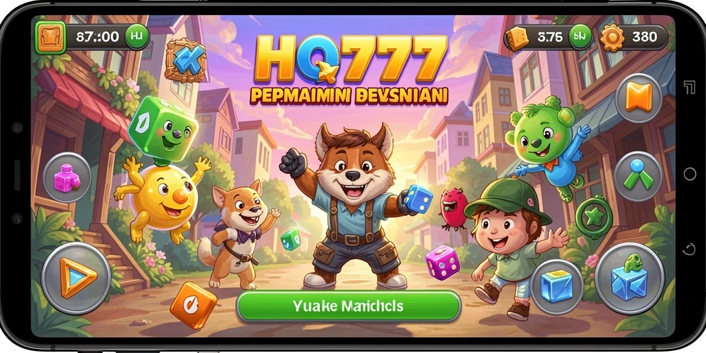 Tampilan gameplay HQ777 dengan tantangan puzzle yang menarik.