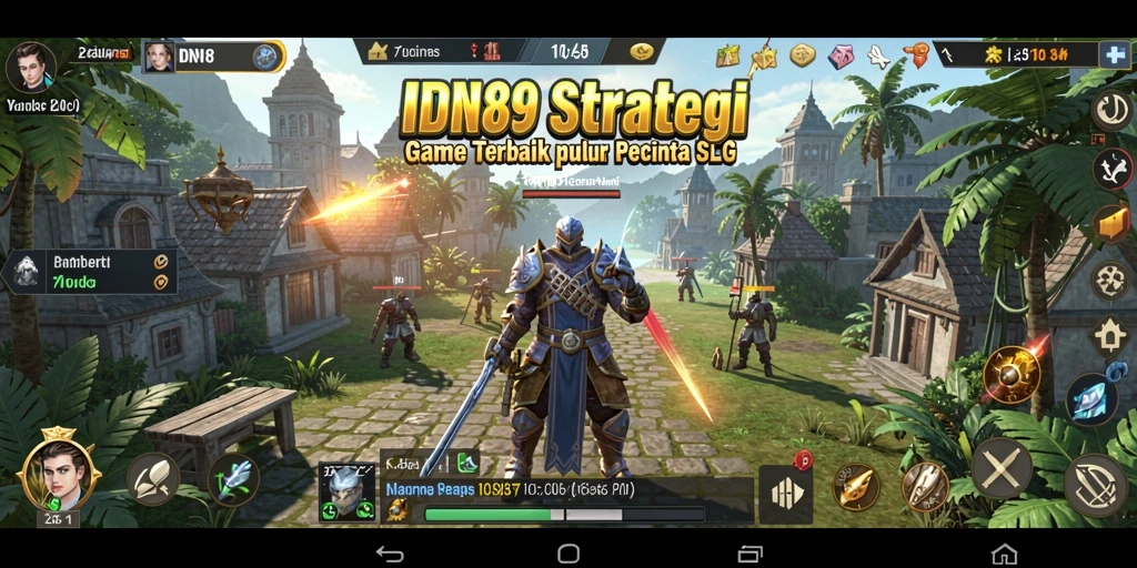 Tangkapan layar IDN89 menampilkan pertempuran strategis yang seru.