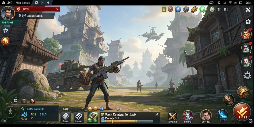 Gameplay menarik dari LDN11 dengan strategi membangun kerajaan.