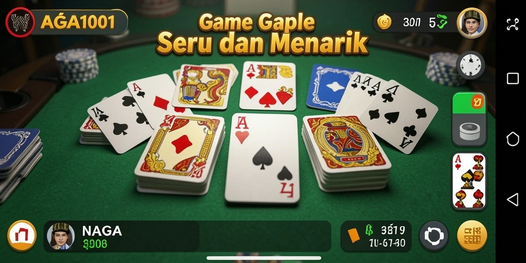 Tampilan gameplay NAGA1001 yang seru dan menantang.