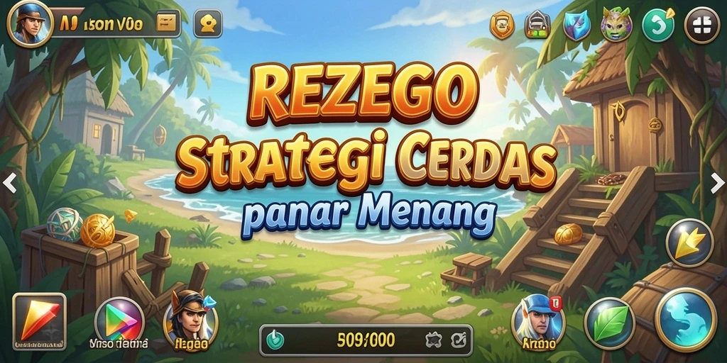 Tangkapan layar menampilkan aksi strategis dalam gameplay REZEGO.