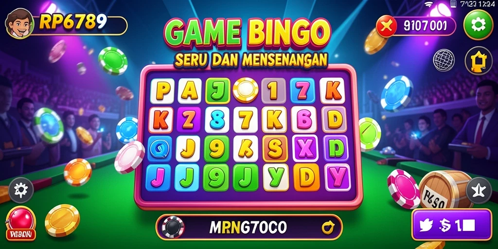 Tampilan gameplay menarik dari RP6789 yang menggambarkan suasana Bingo.