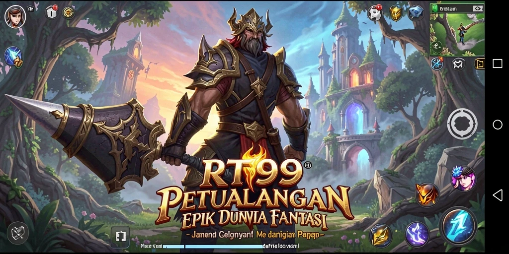 Gameplay epik dengan karakter dan pertarungan yang mendebarkan.