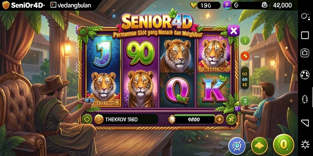 Gameplay slot yang menegangkan di SENIOR4D.