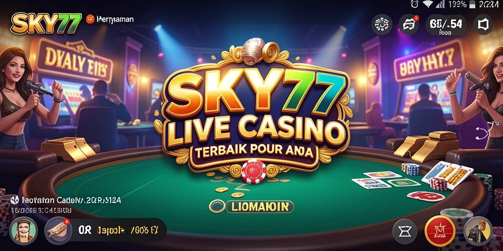 Gameplay Live Casino SKY77 yang menarik dan interaktif.