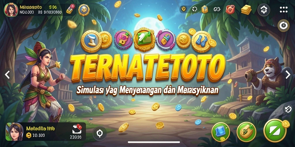 Tampilan gameplay TERNATETOTO yang menarik dan interaktif.