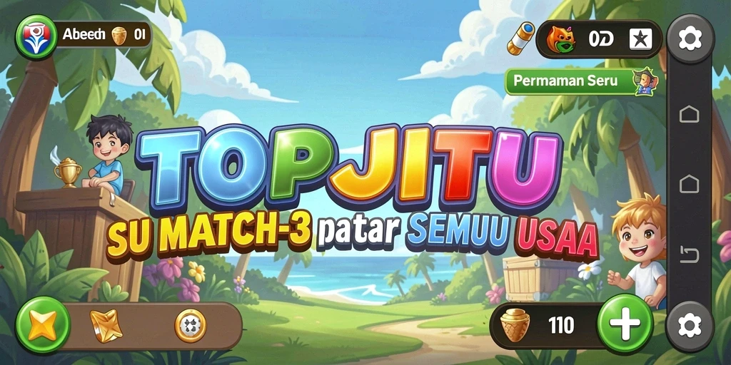 Gameplay menarik TOPJITU dalam kategori Match-3.