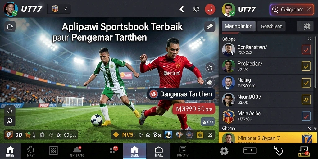 Tampilan menarik dari gameplay sportsbook UT77.