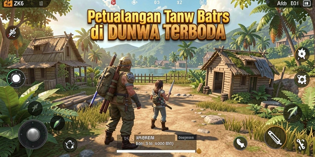 Menampilkan gameplay ZK6 dengan eksplorasi dunia terbuka yang menakjubkan.