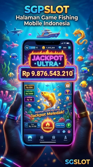 Screenshot aplikasi menunjukkan beragam kategori di sgpslot.